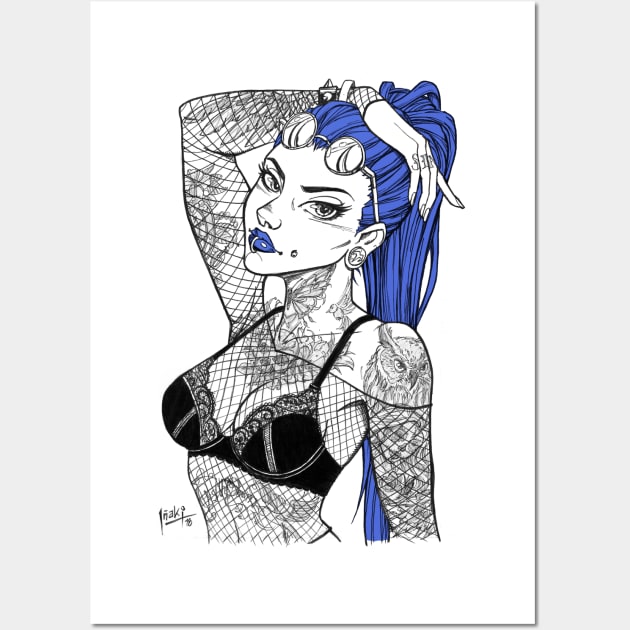 Pin Up Widowmaker Wall Art by Muglo